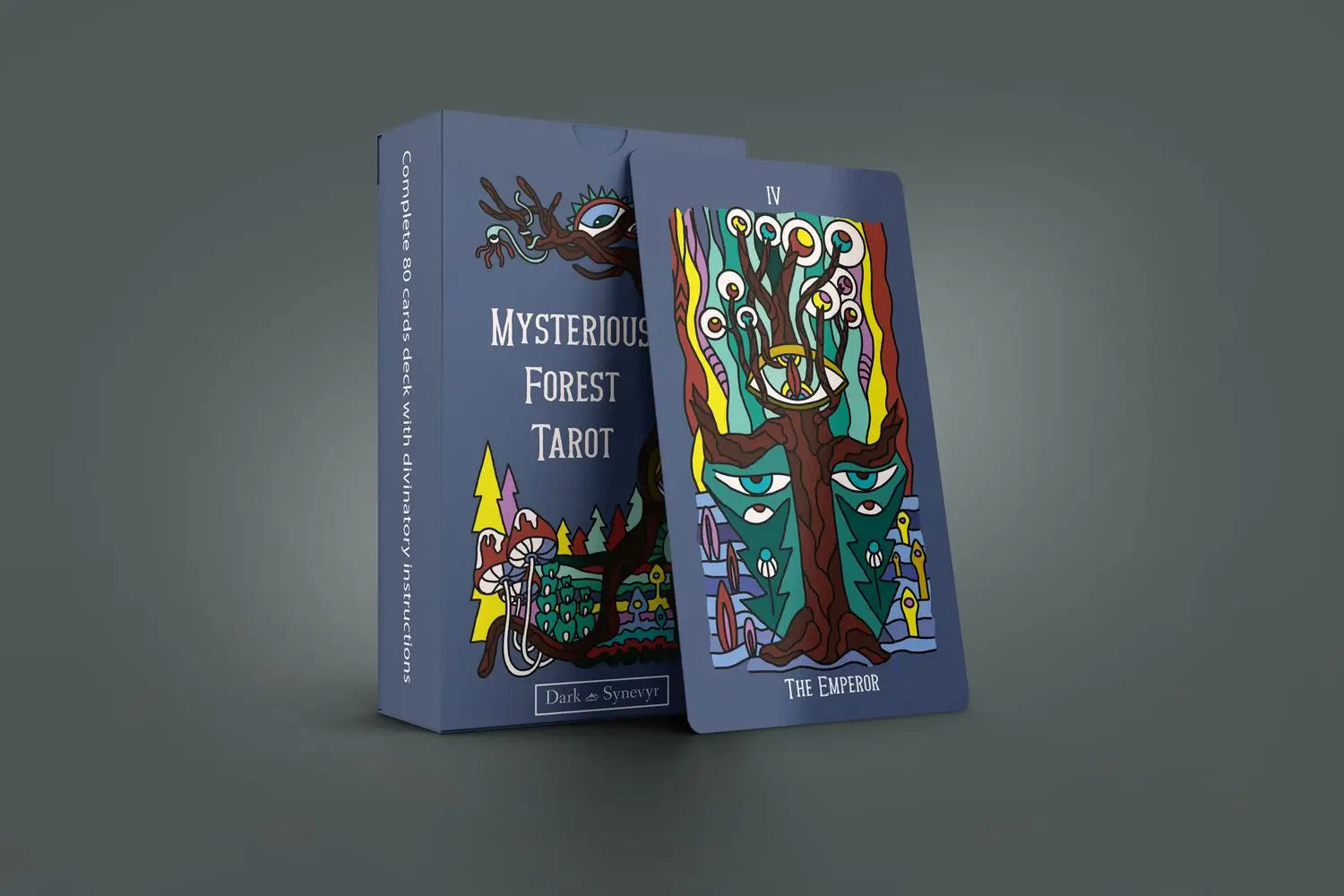 Mysterious Forest Tarot Cards Deck - 78 Hand-Illustrated Cards for Divination, Fortune Telling & Spiritual Guidance | Perfect for Beginners & Professional Readers, Meditation & Self-Discovery