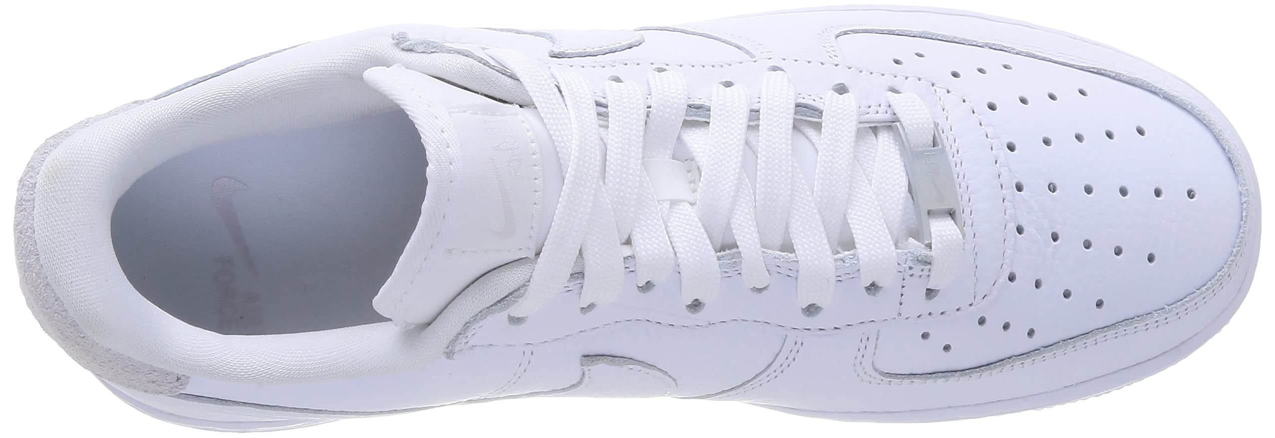 Nike Men's Air Force 1 Low Supreme Mini Box Logo White Sneakers - Streetwear Fashion & Casual Wear for Everyday Style