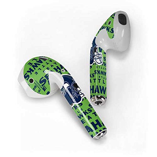 Officially Licensed NFL Seattle Seahawks Blast Green Skin Decal for Apple AirPods with Lightning Case | Protective Vinyl Sticker Cover | Perfect for Football Fans, Team Spirit & Personalization
