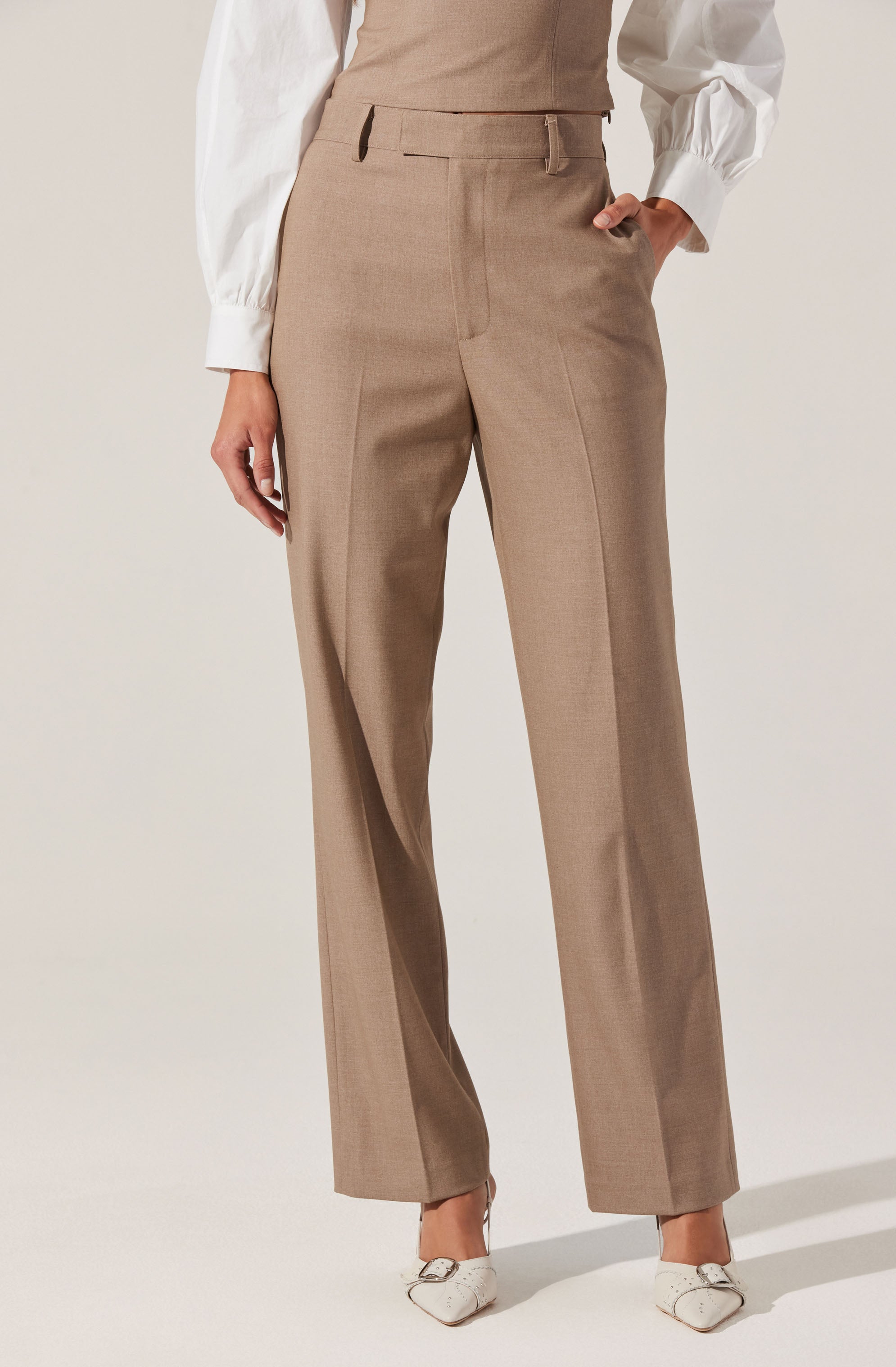 Brooks Pleated Tailored Pants for Men - Classic Business Casual Dress Pants with Comfort Fit - Perfect for Office, Work & Formal Occasions