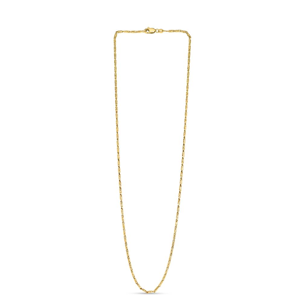 14K Gold 2.11mm Lumina Chain Necklace - Dainty Delicate Gold Chain for Women - Perfect for Layering, Everyday Wear & Special Occasions
