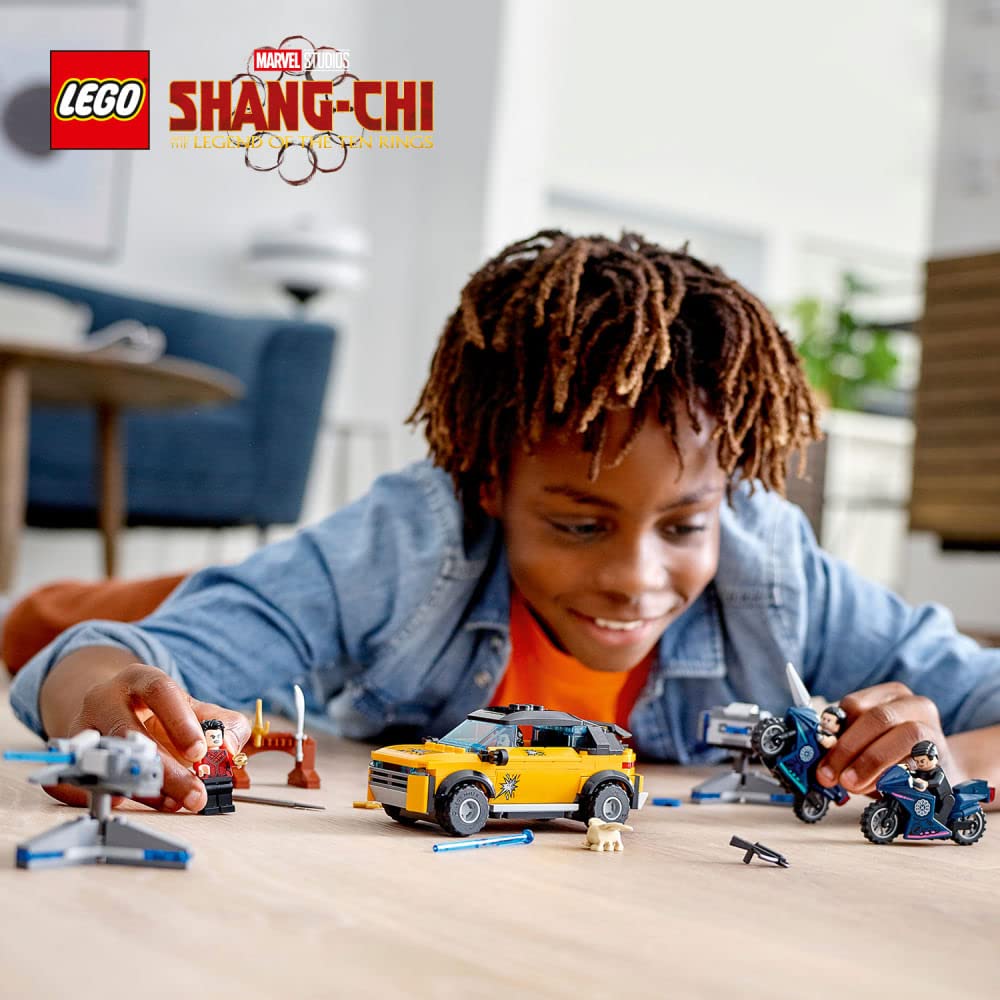 LEGO Marvel Shang-Chi Escape from The Ten Rings 76176 Building Kit (321 Pieces) - Superhero Toy Set for Kids & Collectors - Creative Play & Display Gift for Marvel Fans