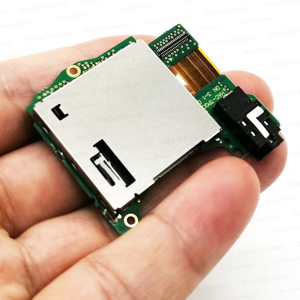 Nintendo Switch Game Card Reader Slot Replacement with Headphone Jack - Repair Part for Game Console | Perfect for Switch Lite/OLED Repair & DIY Maintenance