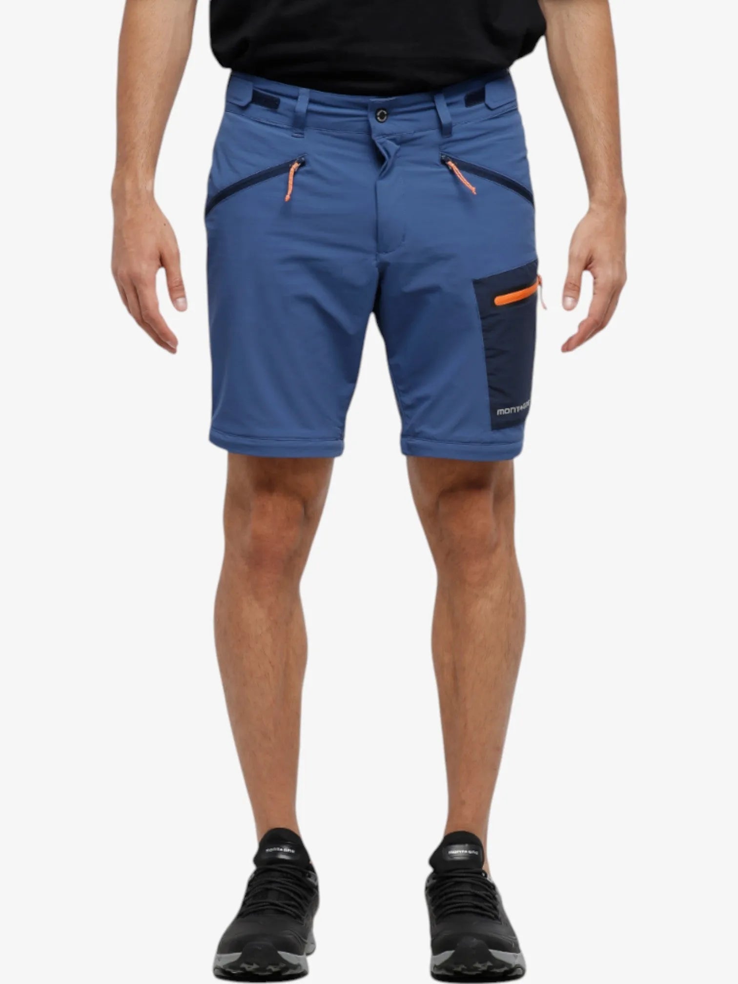 Rex Trekking Convertible Hiking Pants for Men - Lightweight & Detachable Blue Outdoor Pants for Hiking, Camping & Travel Adventures