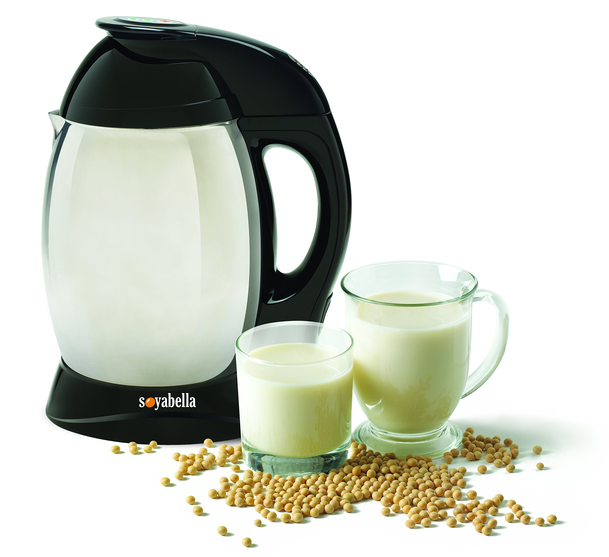 Tribest Soyabella SB-130R-B Refurbished Deluxe Automatic Nut Milk Maker & Soy Milk Machine - Black/Stainless Steel - Perfect for Homemade Almond Milk, Soy Milk & Dairy-Free Beverages