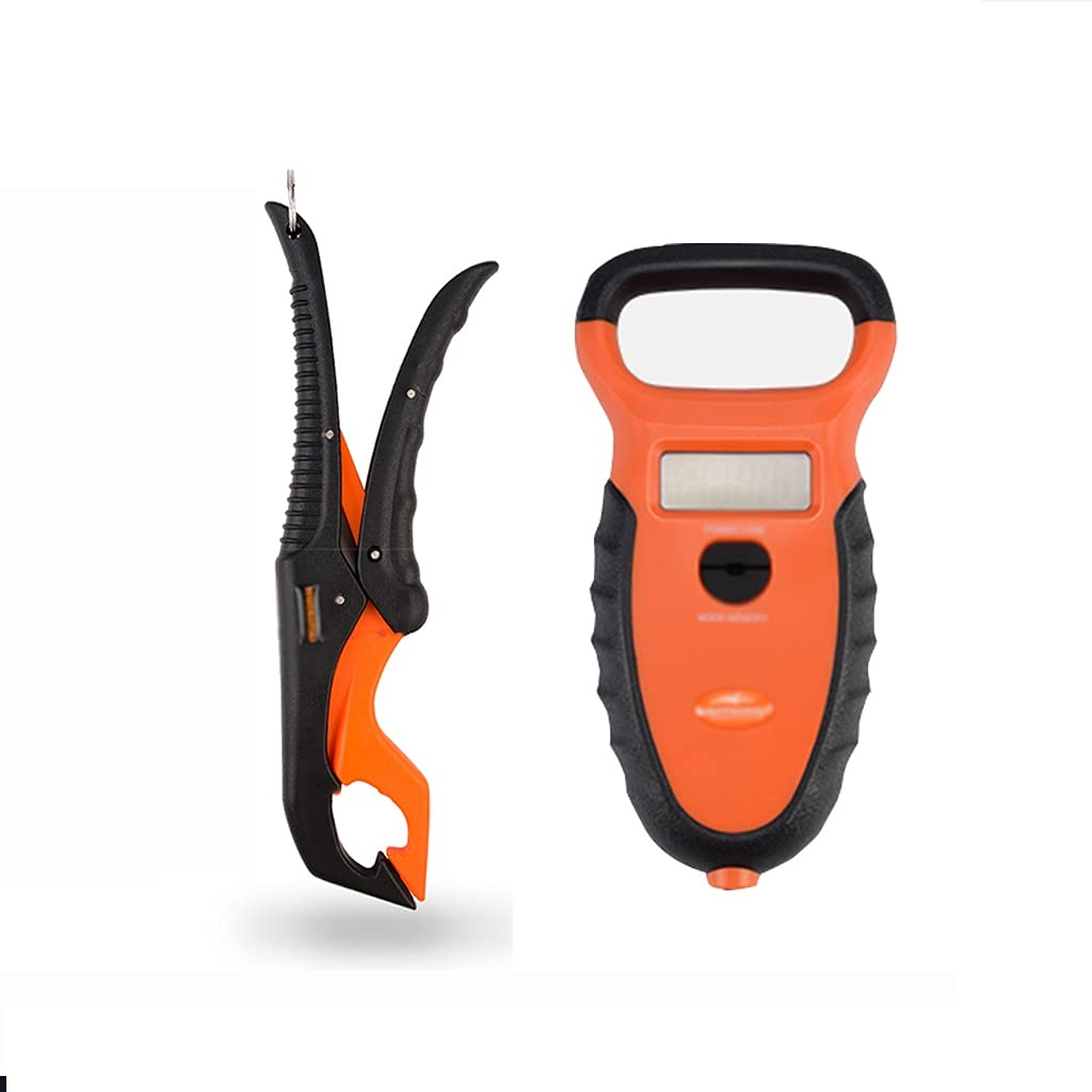 Upgraded 10-Inch Polypropylene Fishing Control & Fish Scale 2-Piece Set - Multi-Function Tool for Men's Fishing - Perfect for Catch Measurement and Handling
