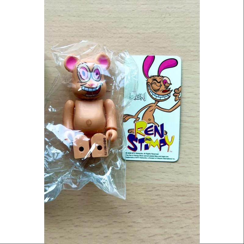 Bearbrick Series 18 Secret HORROR REN 100% Collectible Figure - Limited Edition Japanese Vinyl Art Toy for Display & Home Decor