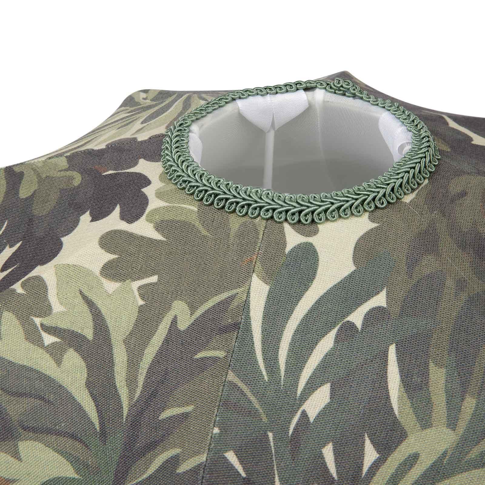 FORIS Cotton Linen Tilia Lampshade - Natural Verdure Green Lampshade for Bedroom, Living Room & Nursery Decor