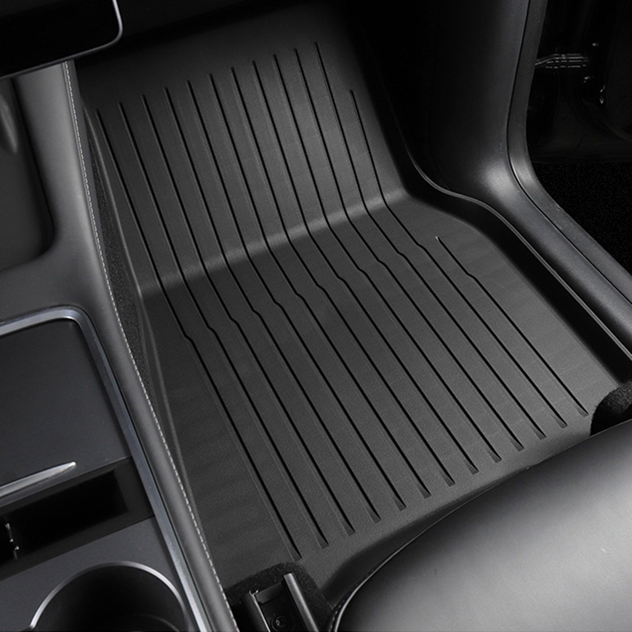 Premium Tesla Model Y All-Weather Floor Mats & Liners Full Set 9-Piece Bundle - Heavy Duty Carpet & Rubber Protection for Front Rear Seats & Trunk - Perfect for Road Trips, Daily Commutes & Winter Weather Protection