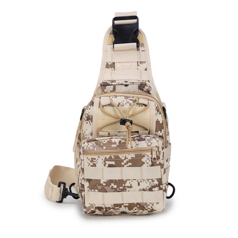 Tactical Shoulder Sling Bag - Durable Crossbody Chest Pack for Outdoor, Hiking, Travel & EDC Essentials | Compact & Water-Resistant Design