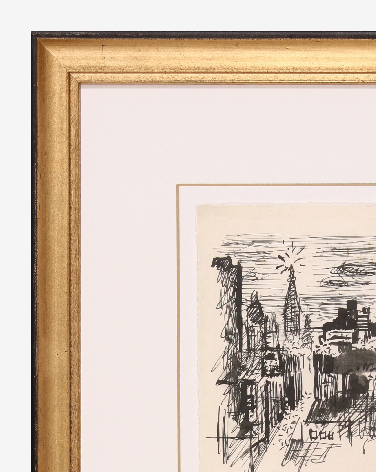 New York City Skyline Sketch Art Print - Hand Drawn NYC Landmarks Illustration for Home & Office Decor | Perfect Wall Art for Living Room, Bedroom, or Gift