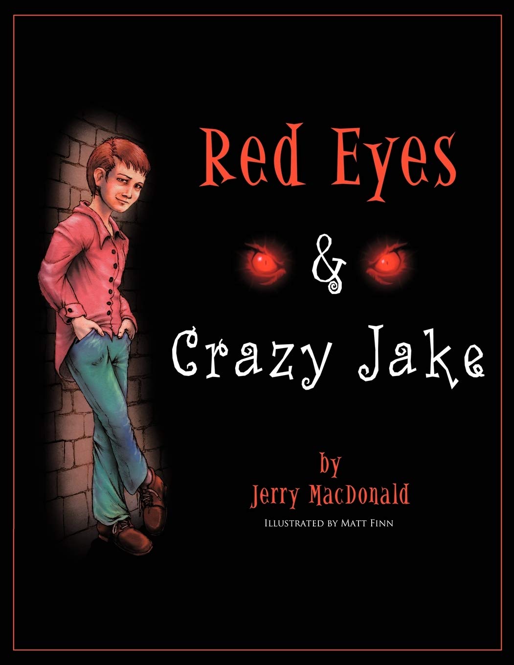 Red Eyes & Crazy Jake - Halloween Contact Lenses for Scary Costumes | Perfect for Cosplay, Horror Parties & Theatrical Performances