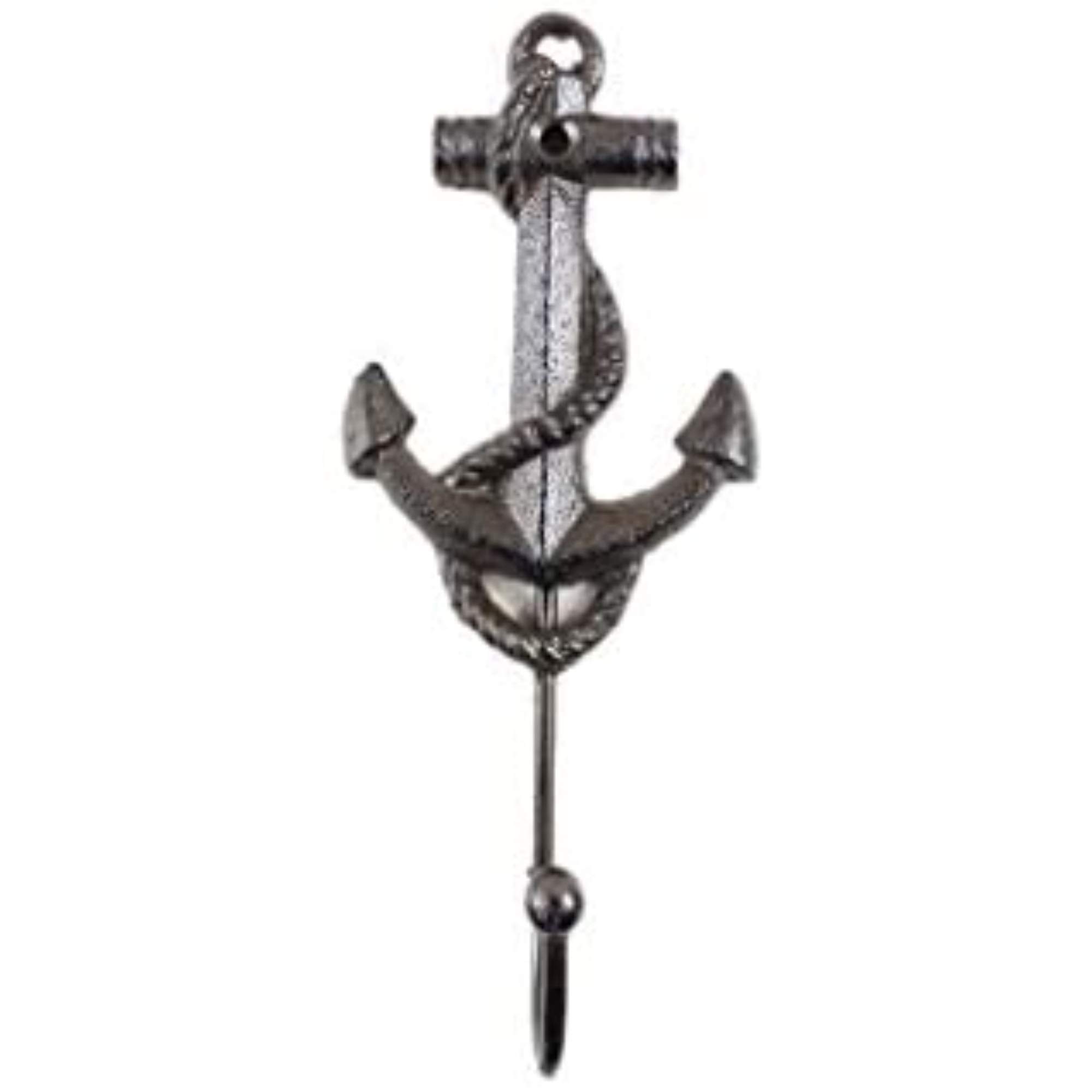 Rustic Cast Iron Anchor Hook 7