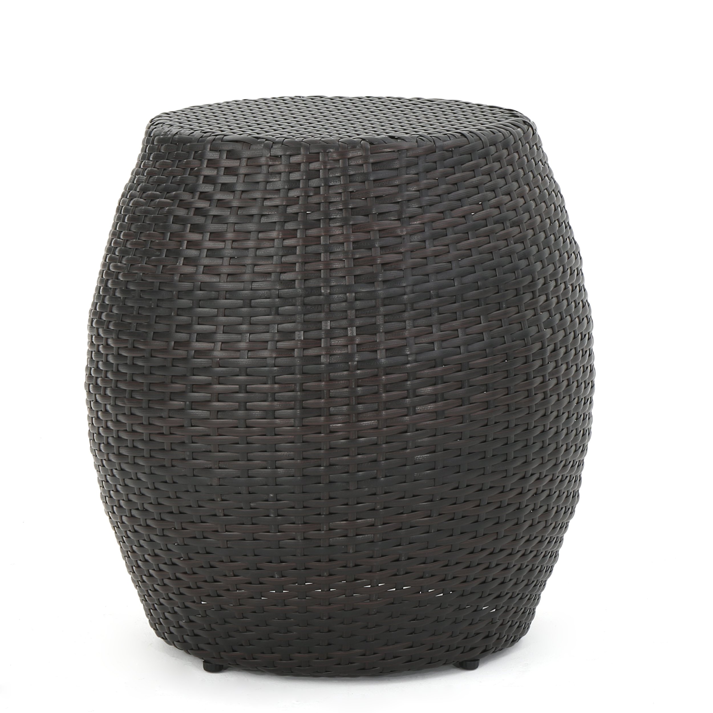 Christopher Knight Home Irving 3-Piece Outdoor Wicker Patio Chat Set in Multi-Brown - Perfect for Backyard, Garden & Poolside Relaxation