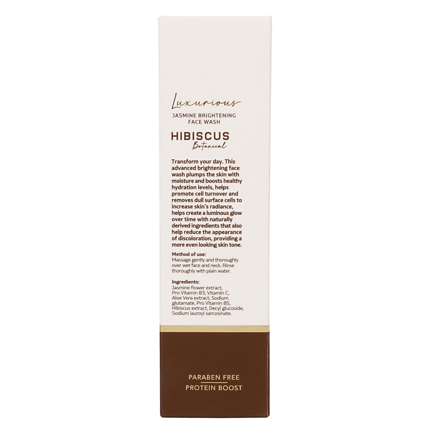 Jovees Herbal Luxurious Jasmine Brightening Face Wash with Jasmine Flower & Aloe Vera Extract - Brightens Skin, Removes Impurities & Improves Skin Texture - 200ml - Perfect for Daily Skincare Routine & Glowing Complexion