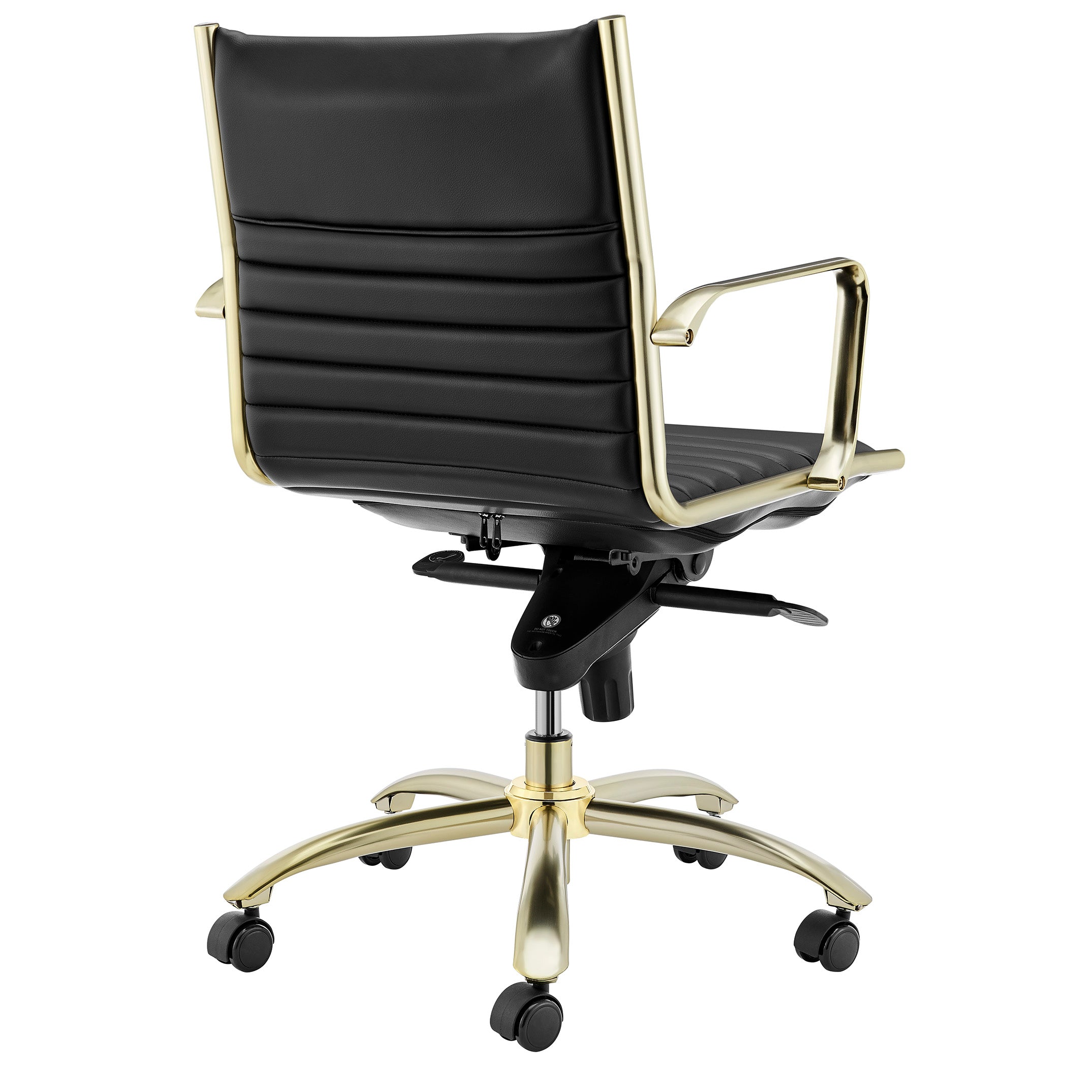 Dirk Low Back Office Chair with Chromed Steel Base - Ergonomic Mesh Desk Chair for Home & Office Workspaces - Perfect for Long Hours of Computer Work, Gaming, and Study Sessions