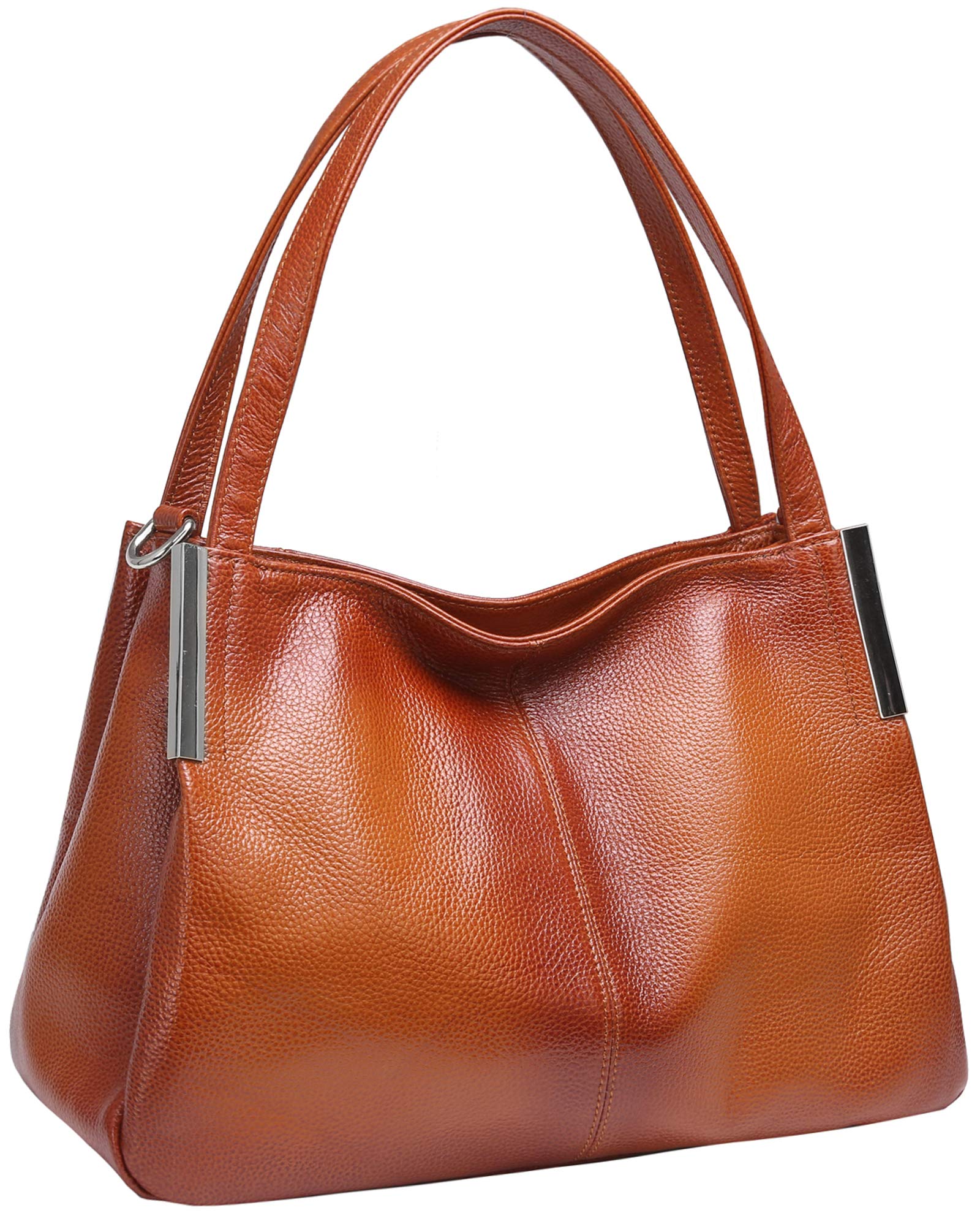 Stylish HESHE Leather Tote Bags for Women - Designer Top Handle Shoulder Purse & Crossbody Handbag for Office, Work & Everyday Use