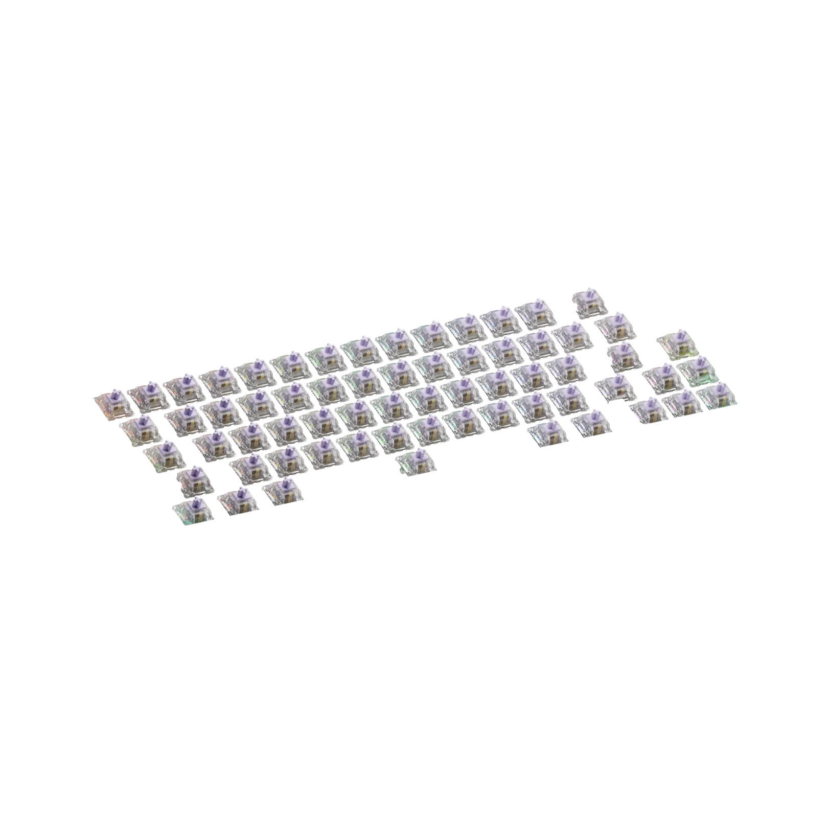 Glorious Mako Ultralight MX 65 ANSI Mechanical Keyboard Switches - Smooth Linear Switches for Gaming & Typing | Perfect for Esports, Office Work & Mechanical Keyboard Enthusiasts