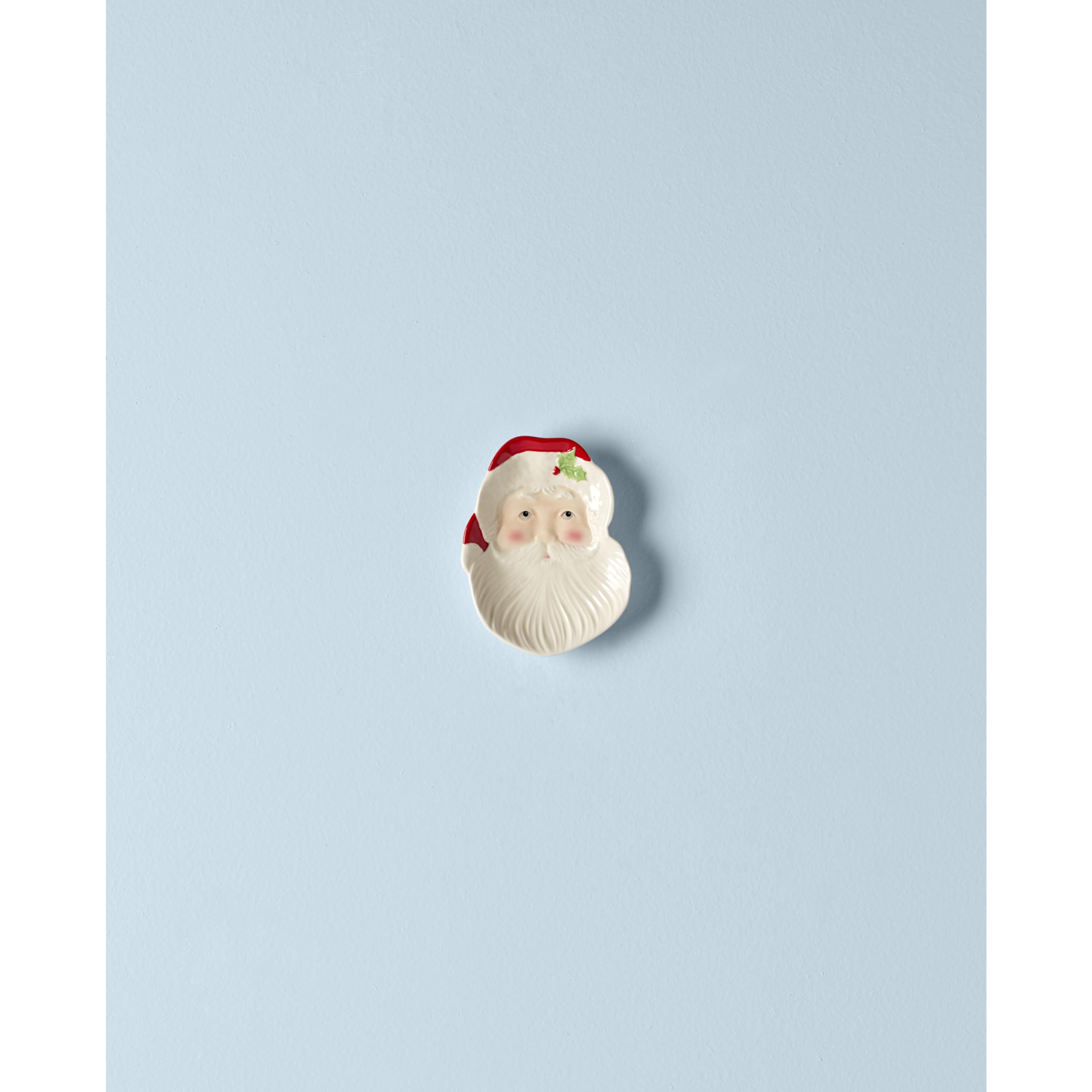 Lenox 882207 Santa Spoon Rest - Christmas Holiday Hosting & Table Decor for Festive Dining & Entertaining