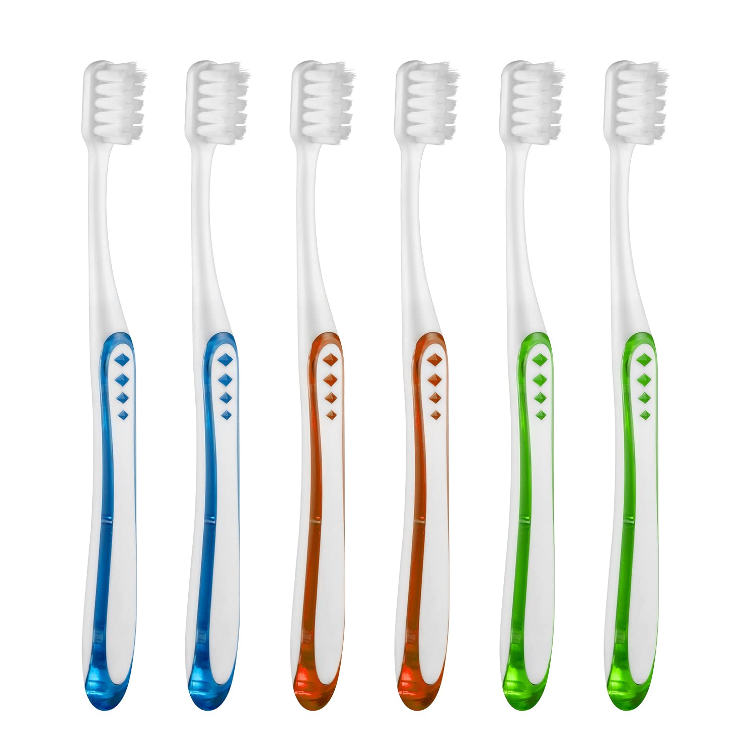 **Extra Soft Toothbrushes for Adults – 10000 Micro Nano Bristles for Sensitive Teeth & Gum Care – Compact Head (6 Pack) – Gentle Cleaning for Daily Oral Hygiene & Travel**