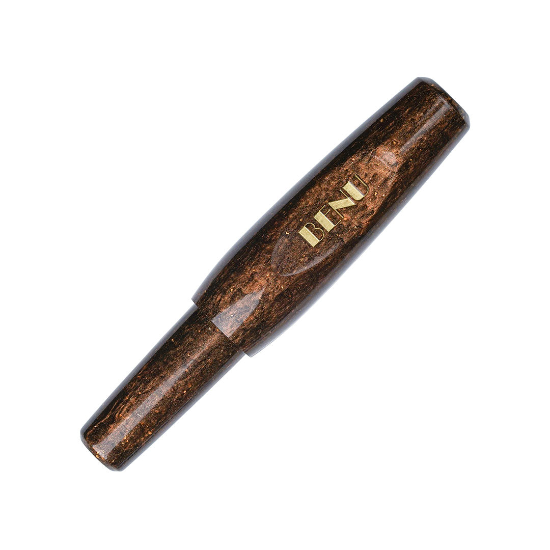 Benu Pixie Pocket Fountain Pen - Premium Coffee Brown Ink, Compact & Portable for Everyday Writing, Journaling, and Note-Taking - Perfect for Students, Professionals & Gift Giving