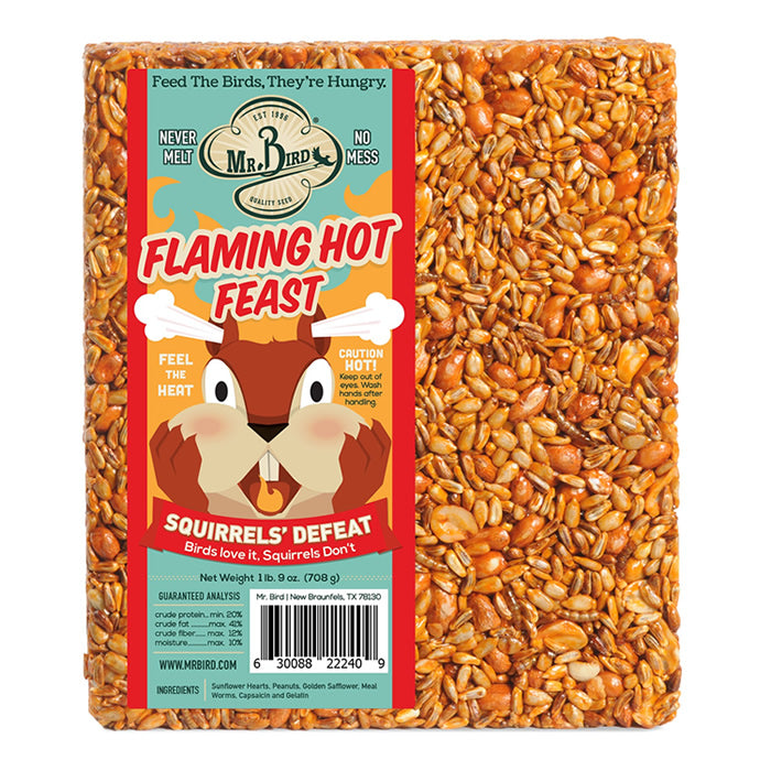 Flaming Hot Feast Block Large - Spicy Party Snack for Game Nights, BBQs & Gatherings - Bulk Mexican Candy for Adults & Kids