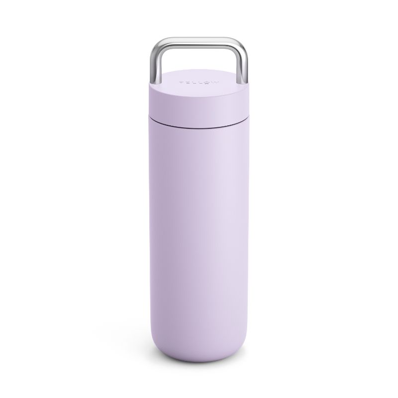 Fellow Carter Carry Tumbler - 20oz Insulated Travel Mug with Leak-Proof Lid, Stainless Steel Vacuum Flask for Hot & Cold Beverages - Perfect for Coffee, Tea, Water On-The-Go, Office, Commuting & Outdoor Activities