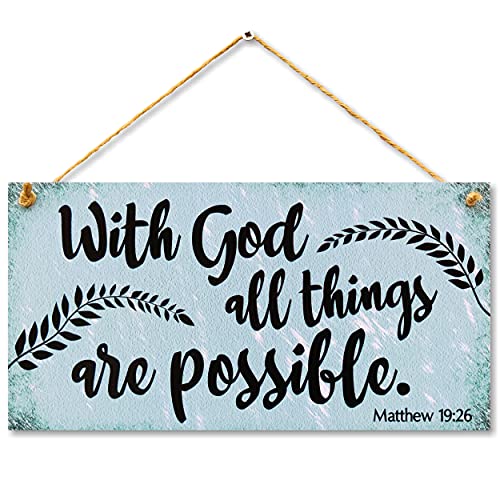 With God All Things Are Possible