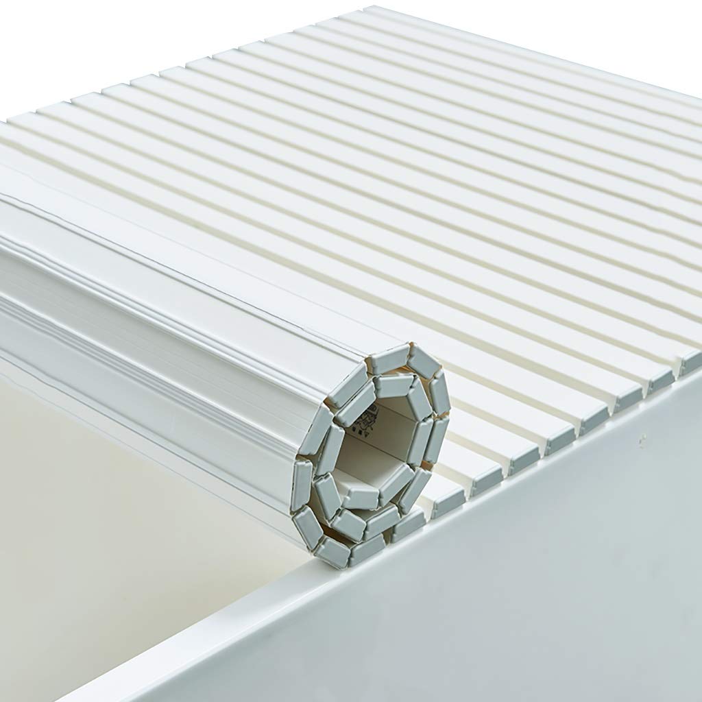 Bathtub Cover - Anti-Dust Folding Bathtub Insulation Board | PVC White Waterproof Bath Tub Protector for Home & RV Use