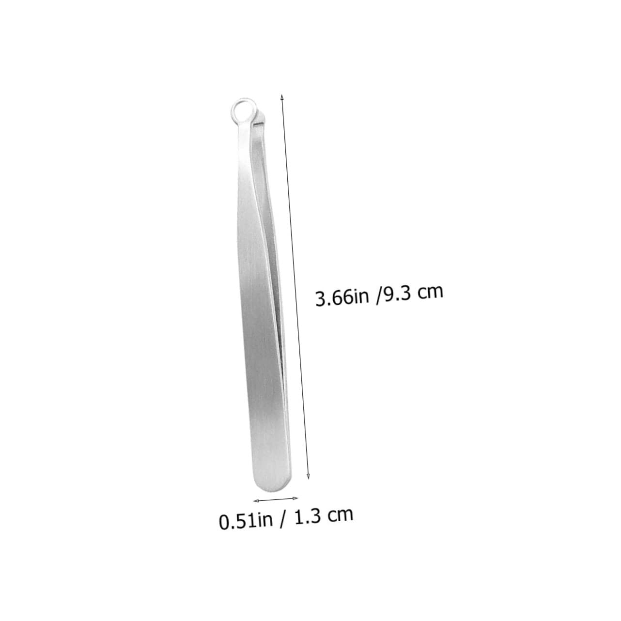 2pcs Stainless Steel Tweezers Set - Facial Hair Scissors, Nose Hair Trimmer & Eyebrow Tweezers for Precise Grooming - Perfect for Eyebrow Shaping, Nose Hair Removal & Facial Hair Trimming at Home or Salon