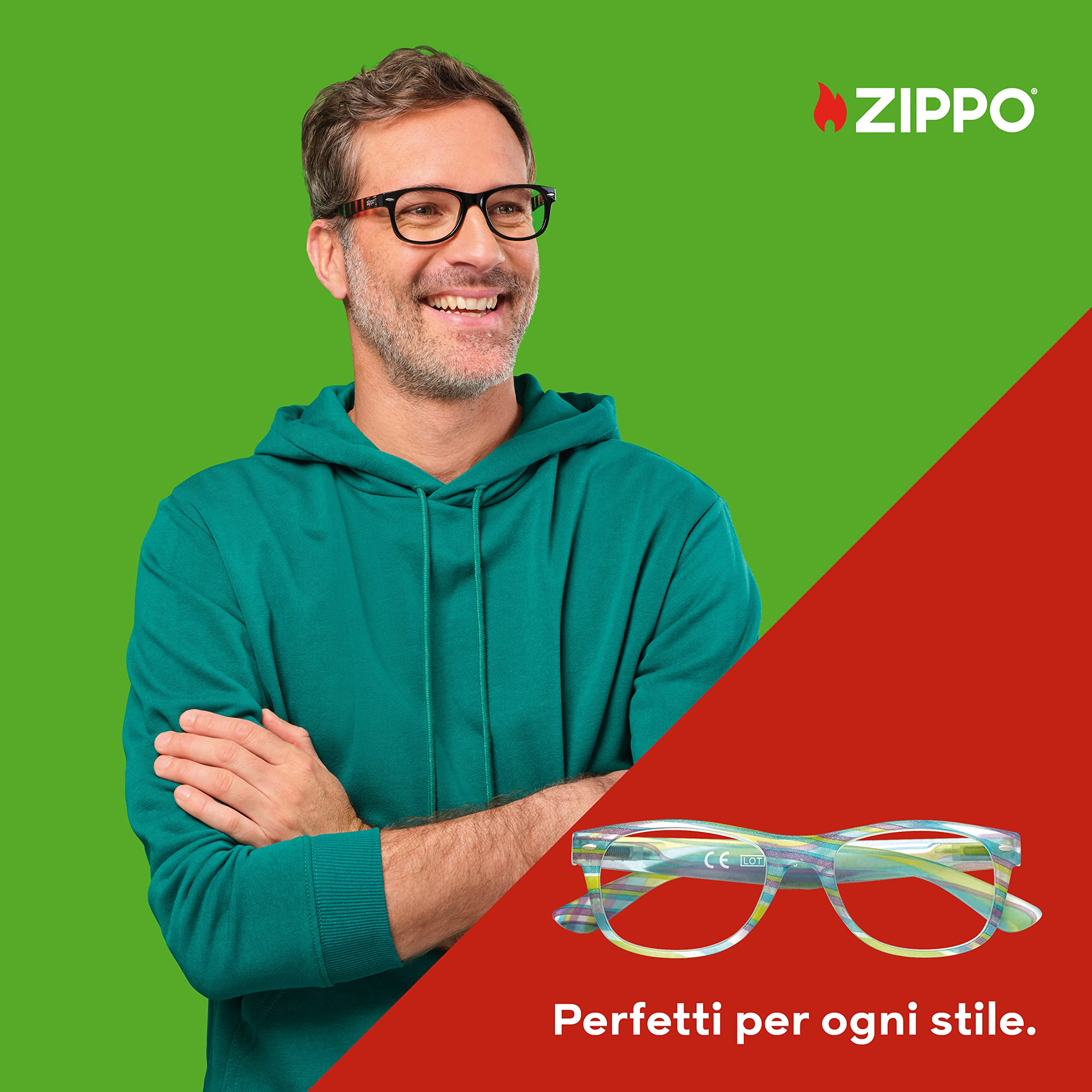 Zippo Reading Glasses with Soft Line Frame - Lightweight & Stylish Readers for Men & Women - Perfect for Reading, Computer Work & Close-Up Tasks