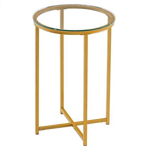 Modern Round Glass Coffee Table 40.5