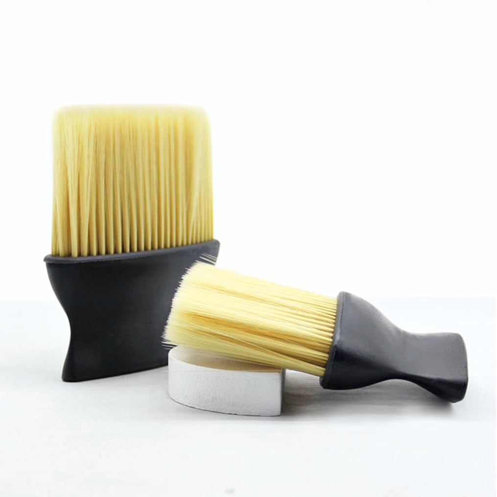 Professional Salon Neck Dusting Brush - Hair Removal Brush for Barbers & Stylists - Soft Polyester Bristles for Post-Haircut Cleanup - Perfect for Barber Shops & Home Grooming