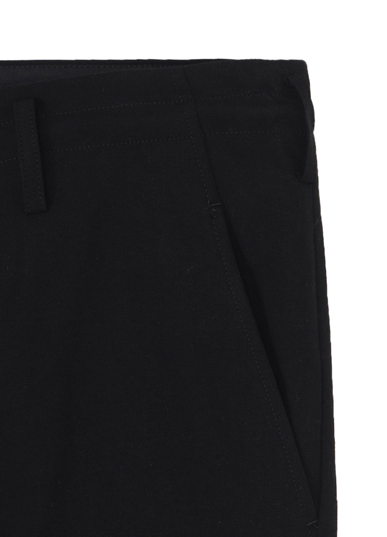 Stylish C/L Canvas Black Belted Hem Pants for Women - Comfortable High-Waisted Trousers for Casual Wear, Office & Everyday Outfits