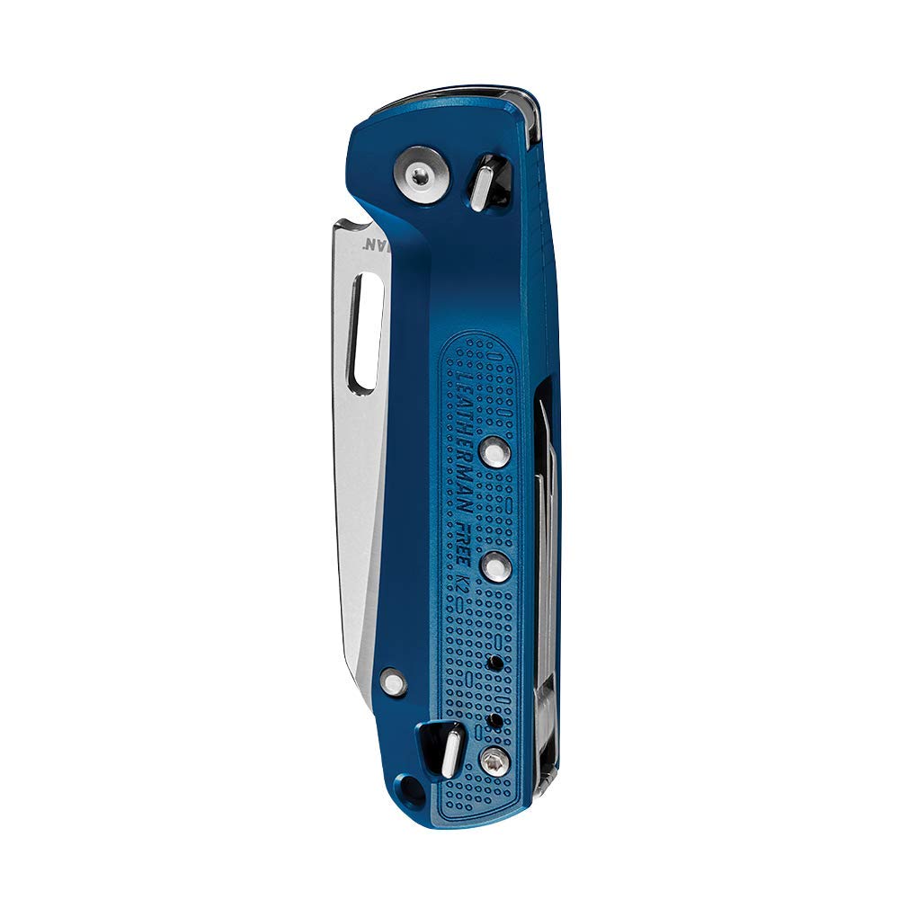 Leatherman Free K2 Multi-Tool for Boating & Marine Activities - Compact Stainless Steel Survival Knife with Pliers, Scissors & 18 Tools for Sailing, Fishing & Outdoor Adventures