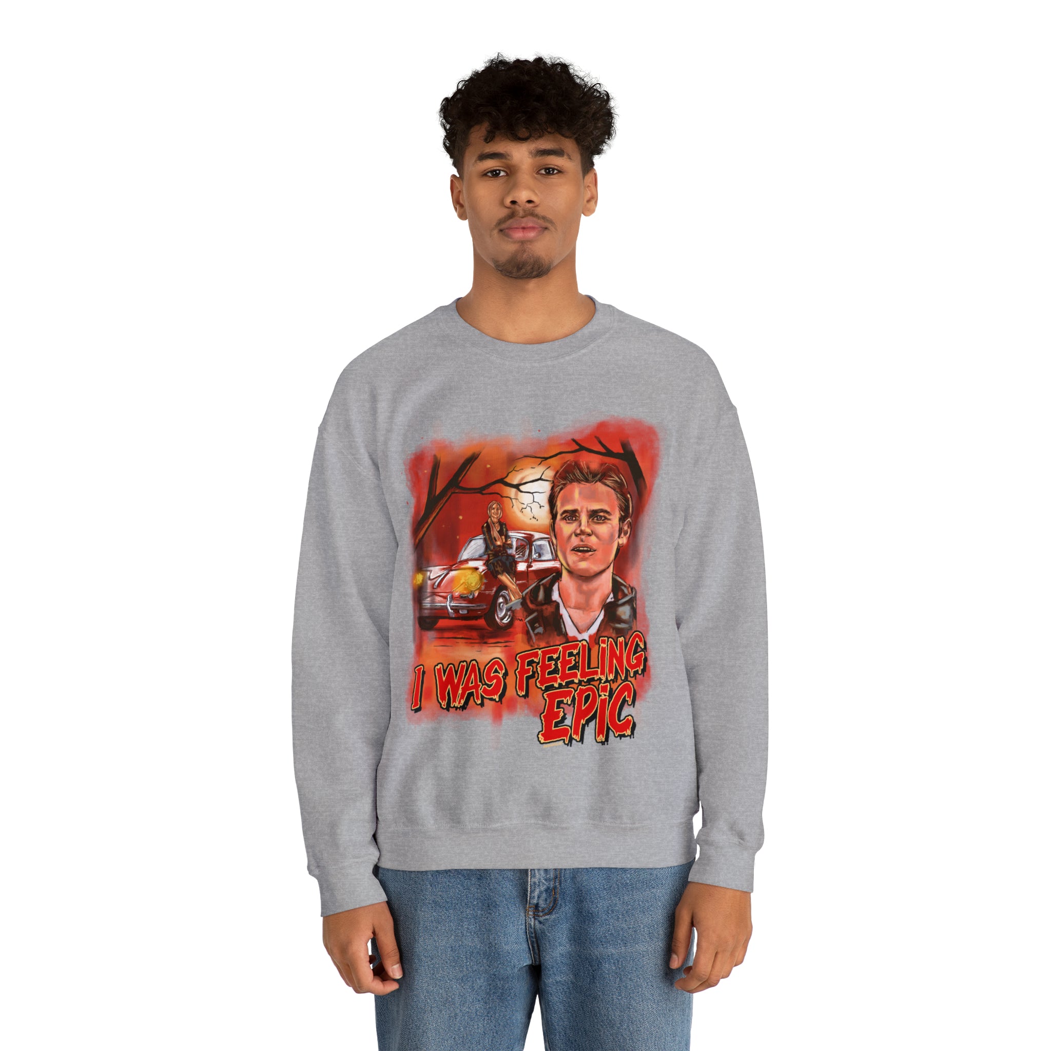Epic Crew Neck T-Shirt for Men - Soft Cotton Casual Tee for Everyday Wear | Gym, Workout, Lounge & Street Style