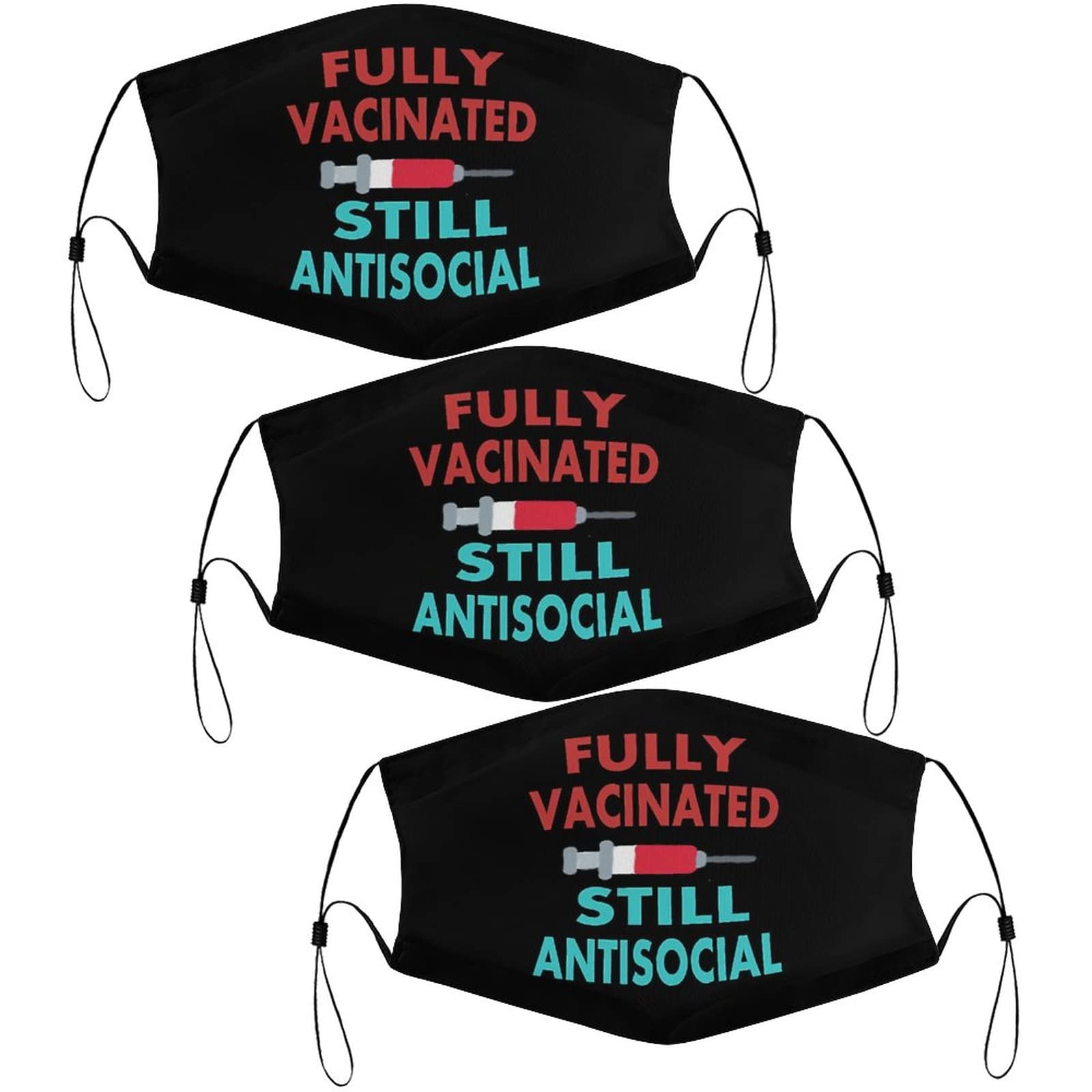 Unisex Washable Balaclava Mask - 3 Pcs with 6 Filters | Windproof & Dustproof for Outdoor Activities