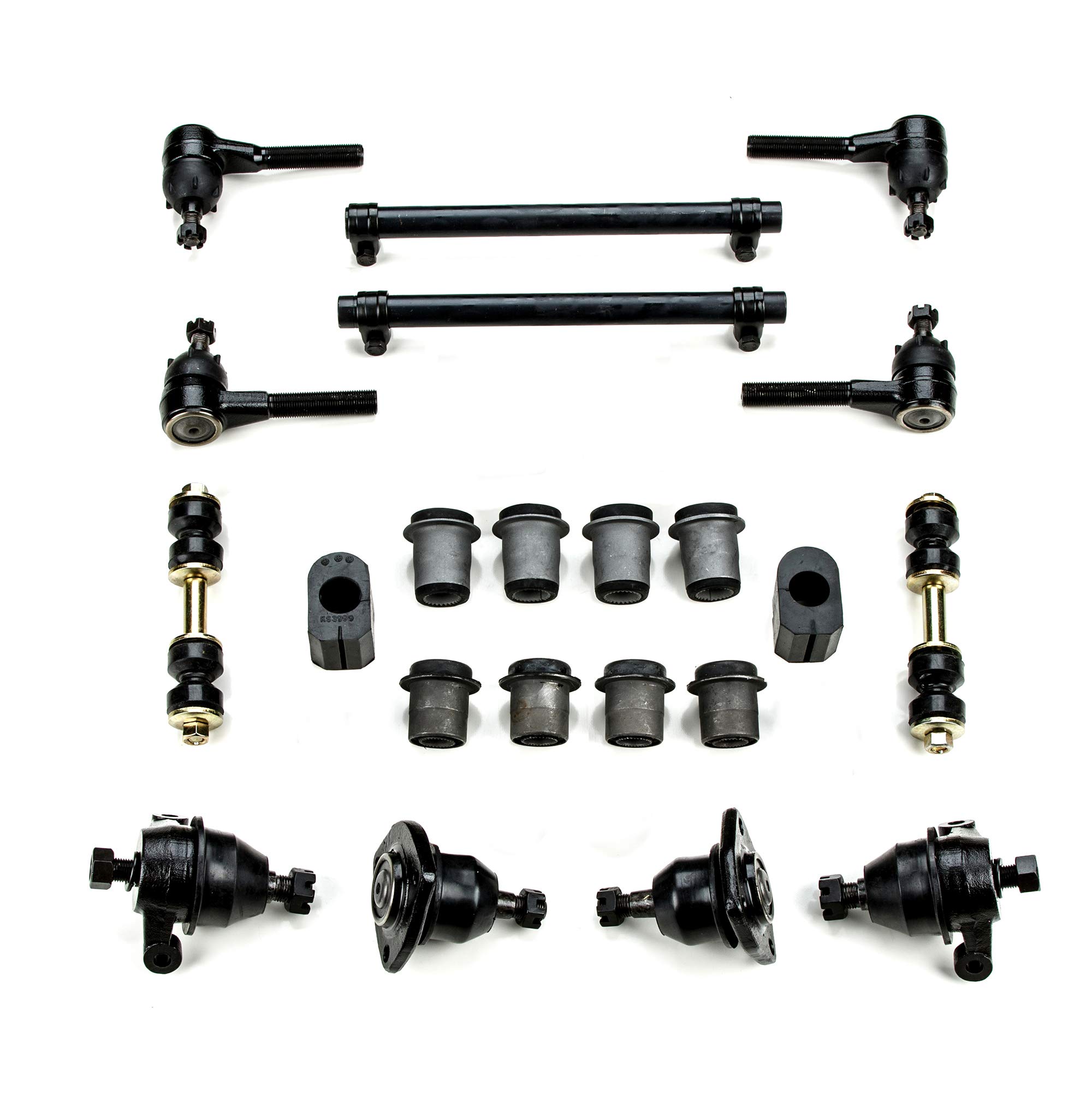Chevrolet Corvette Front End Suspension Rebuild Kit - 22 Piece OEM Replacement Parts for Smooth Ride & Handling | Perfect for Performance Upgrades & Daily Driving