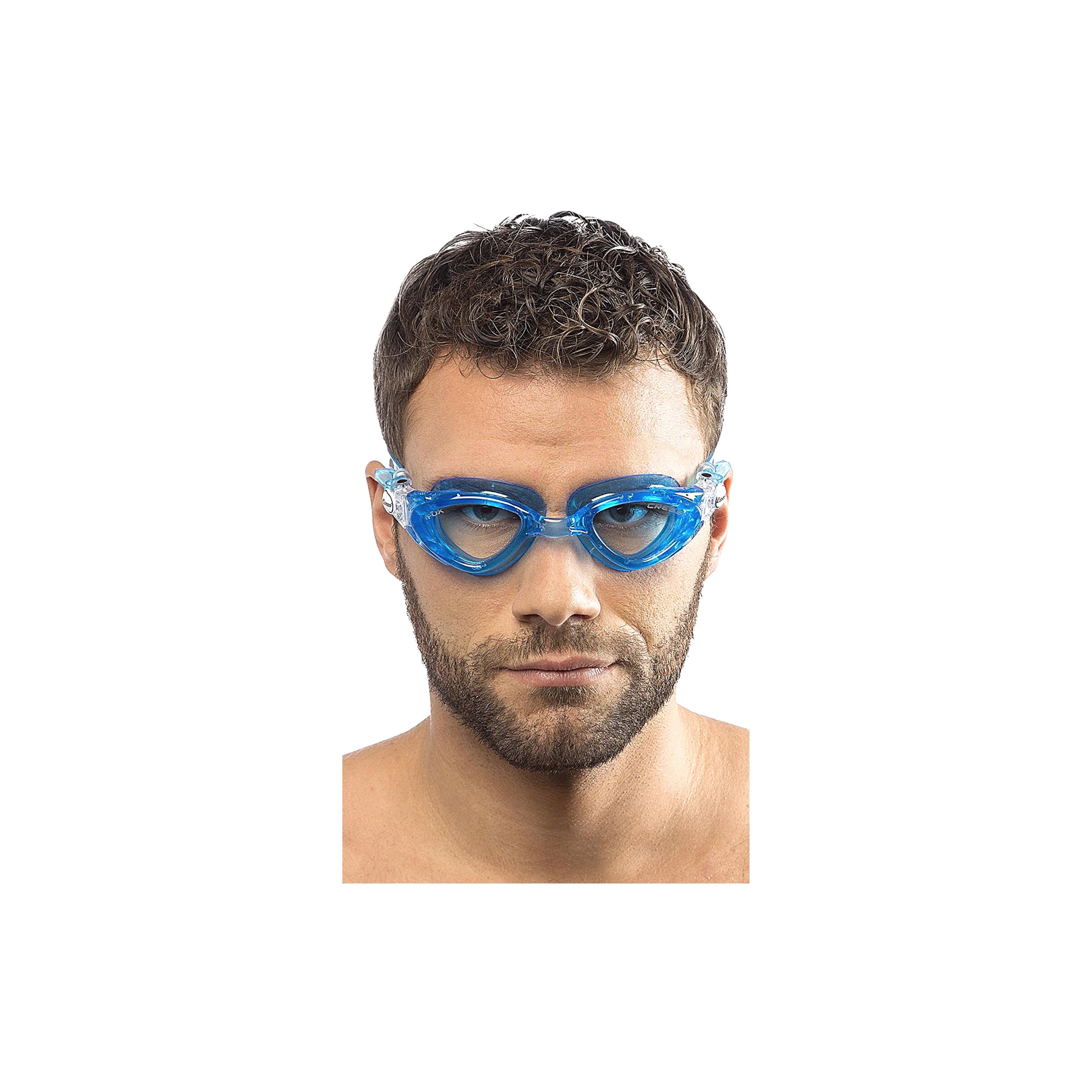 Cressi FOX Adult Swim Goggles - Anti-Fog UV Protection for Swimming, Snorkeling & Triathlon Training