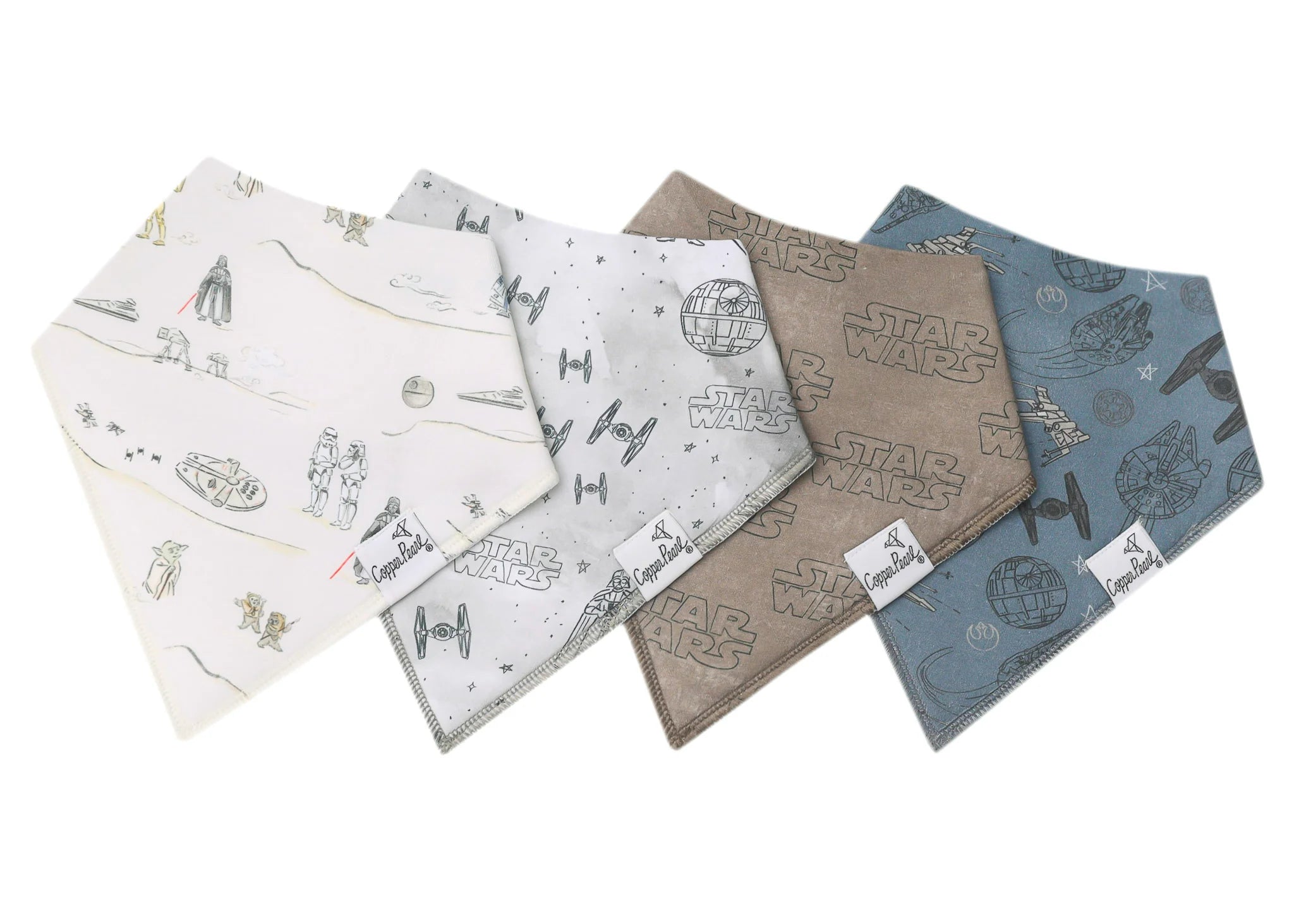 Soft Organic Cotton Baby Bandana Bibs - 3 Pack Drool Bibs for Newborns & Infants - Cute & Absorbent for Feeding, Teething, and Everyday Use