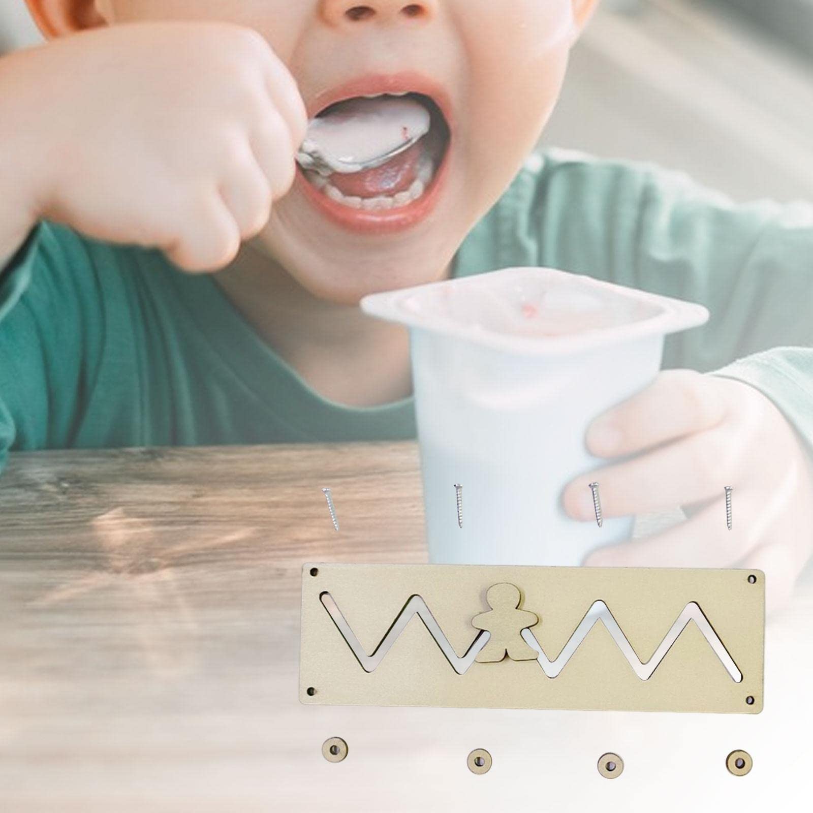 Montessori Sensory Busy Board Accessories - Slide Track DIY Parts for Kids | Educational Developmental Toys for Toddlers | Perfect for Home Learning & Travel Activities (Style A)