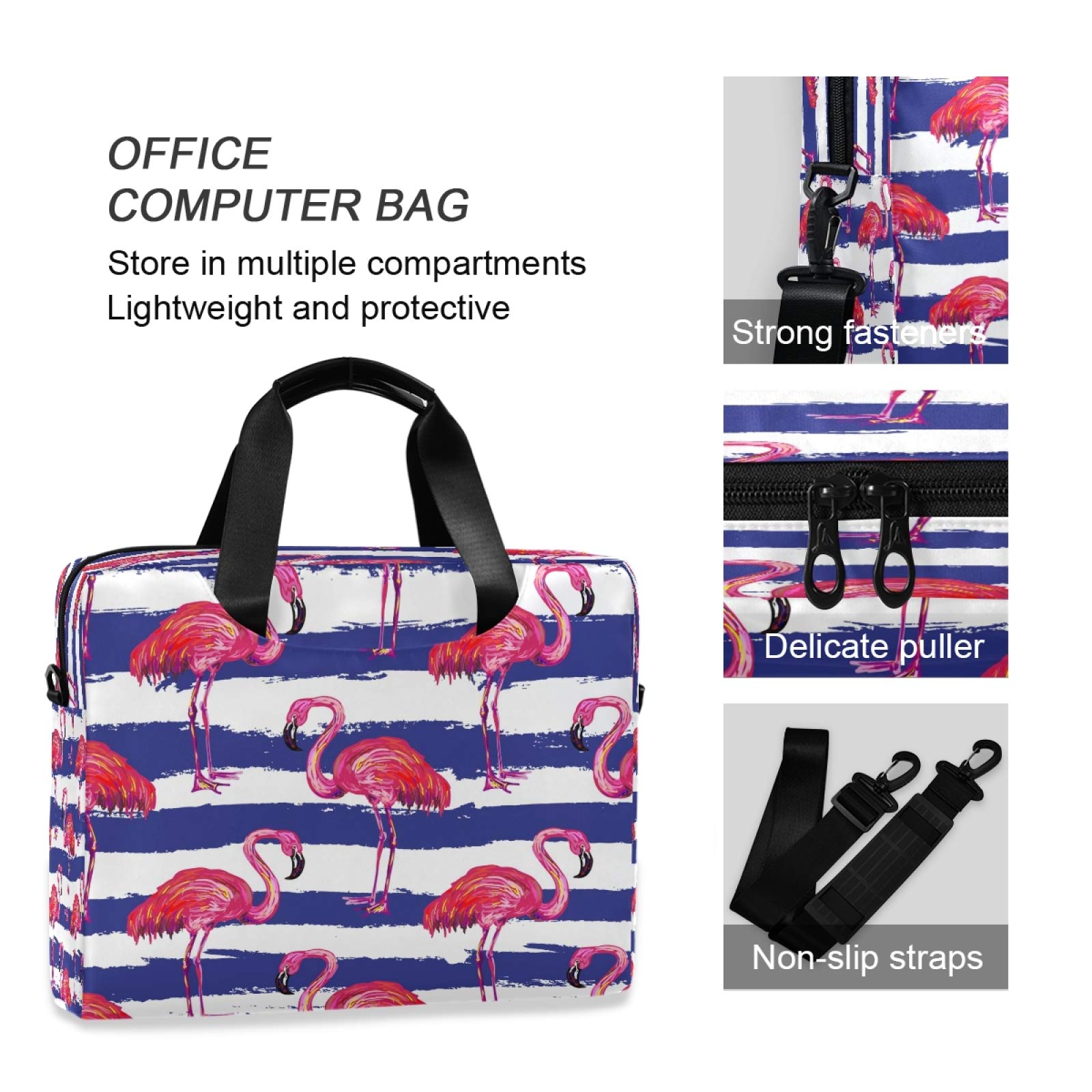 Premium Laptop Bag for 13-15.6 Inch Laptops - Lightweight Computer Carrying Case with Stylish Pattern, Perfect for Work, School & Travel