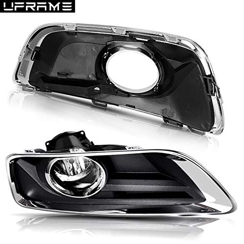 2013-2016 Chevrolet Malibu Fog Light Kit - Complete Set with Bezels, Wiring Harness, Switch & Halogen Bulbs | Fits LS/LT/LTZ/ECO/Hybrid Models | Perfect for Night Driving & Enhanced Visibility