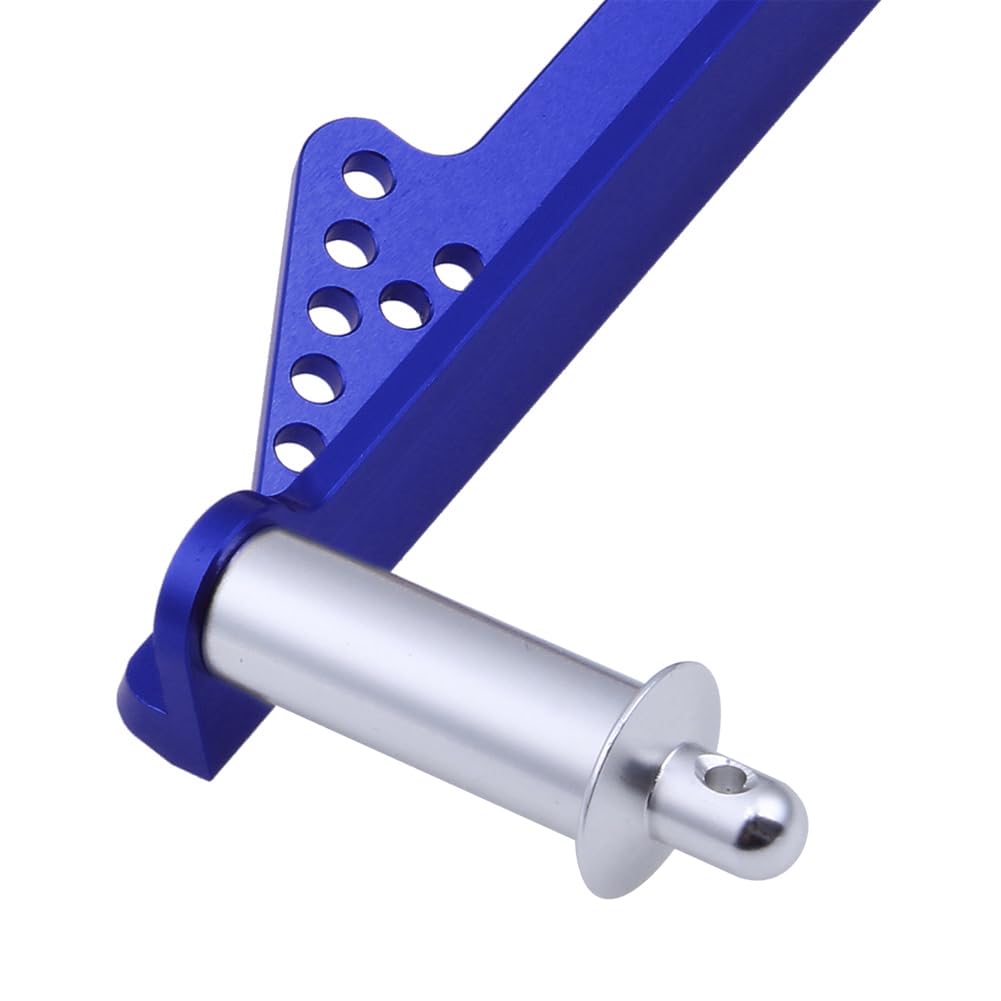 HobbyPark Aluminum Front & Rear Body Mounts with Body Posts - Upgrade Parts for 1/10 Traxxas Slash 2WD Rustler Stampede VXL RC Cars (Navy Blue) | Durable Off-Road & Racing Accessories for Enhanced Performance