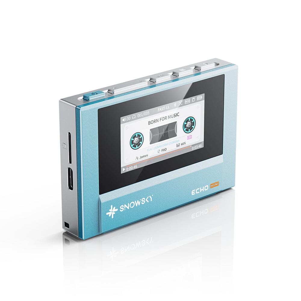 FiiO SNOWSKY Echo Mini Portable HiFi MP3 Music Player with Bluetooth 5.0 - Perfect for Travel, Gym & Outdoor Activities