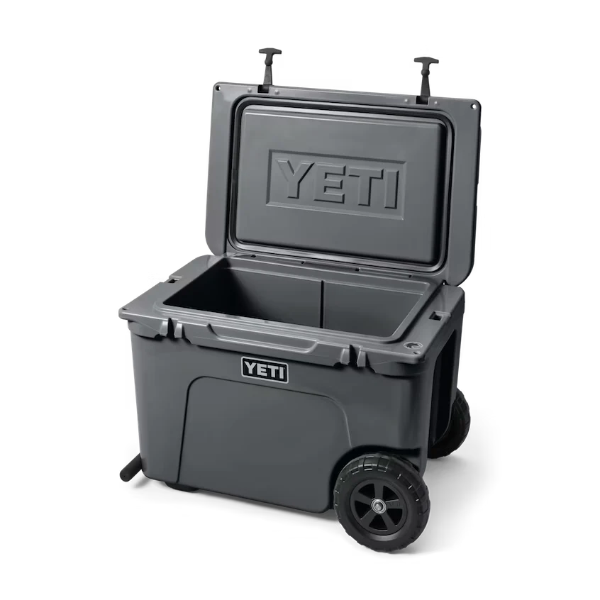 Tundra Haul Wheeled Cooler - Heavy Duty Rolling Cooler for Camping, Beach, Picnics & Outdoor Adventures - 50 Quart Insulated Cooler with Wheels for Easy Transport