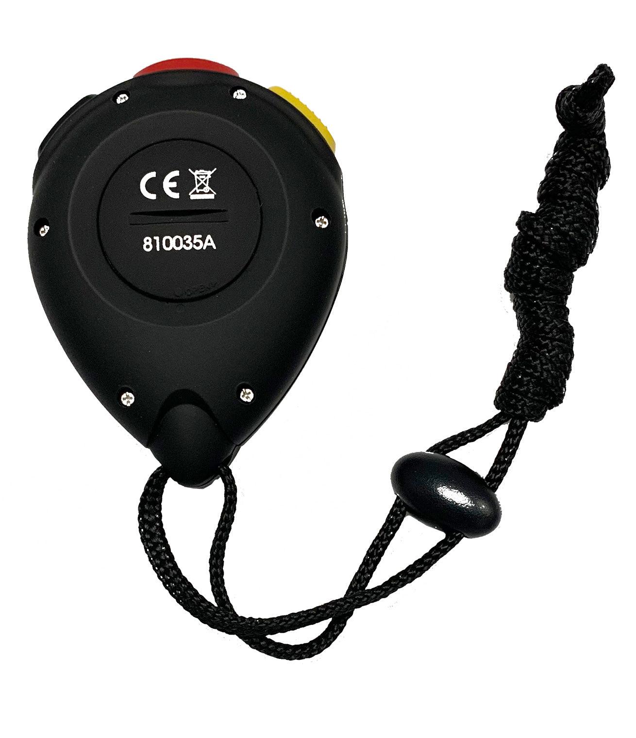 Large Display Water Resistant Stopwatch - Digital Sports Timer with Lap Memory for Swimming, Running, Coaching & Fitness Training