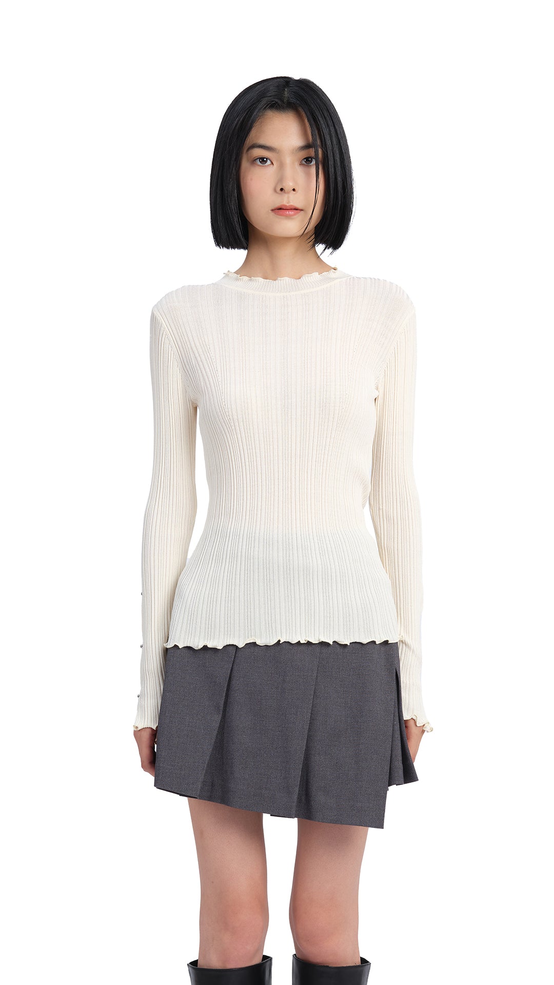 Stylish Beaded Knit Sweater for Women - Trendy Casual Pullover for Fall & Winter - Perfect for Office, Dates & Holiday Outfits
