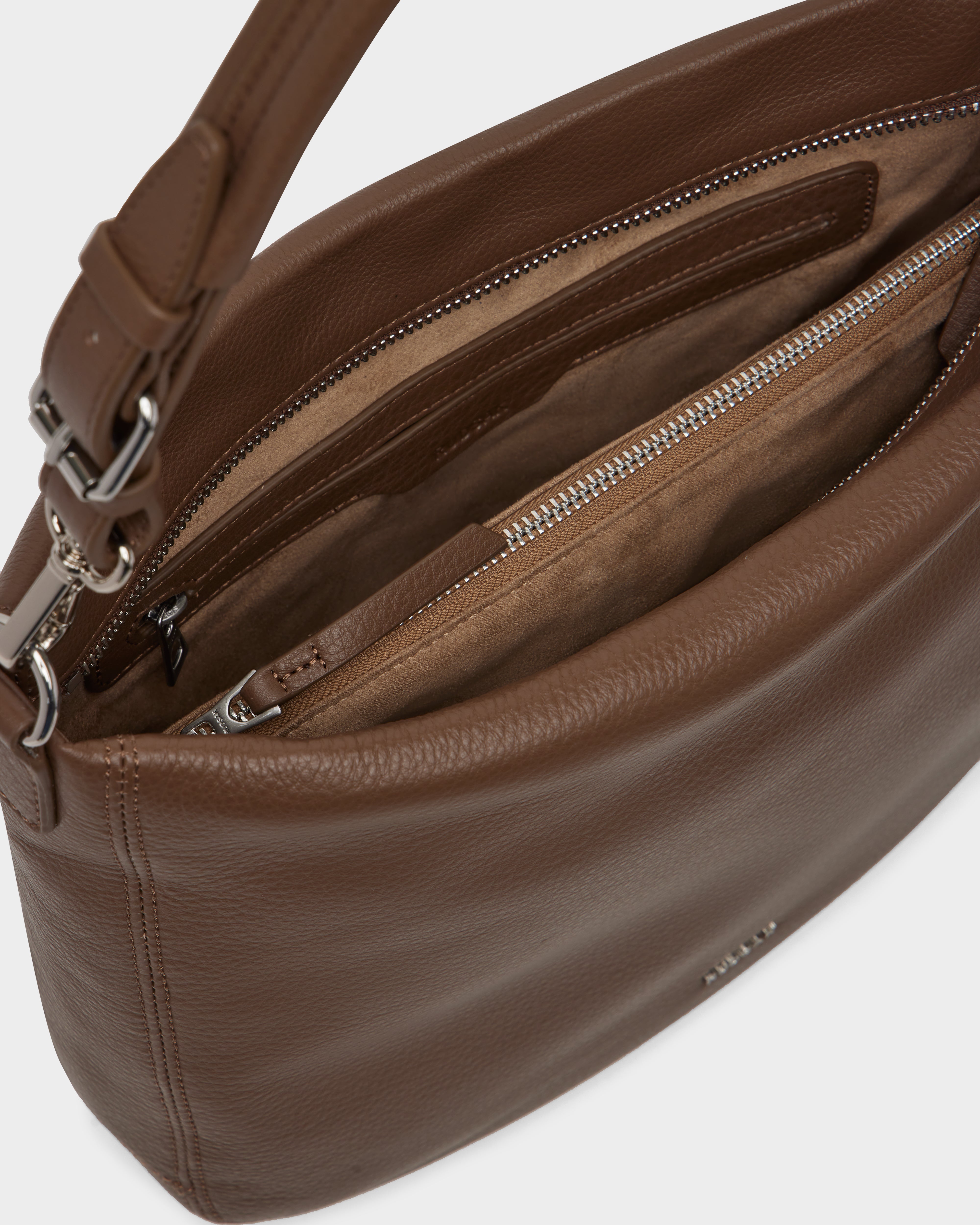 Lucyle 8325012 Women's Mocha Handbag - Stylish Crossbody Purse for Work, Travel & Everyday Use