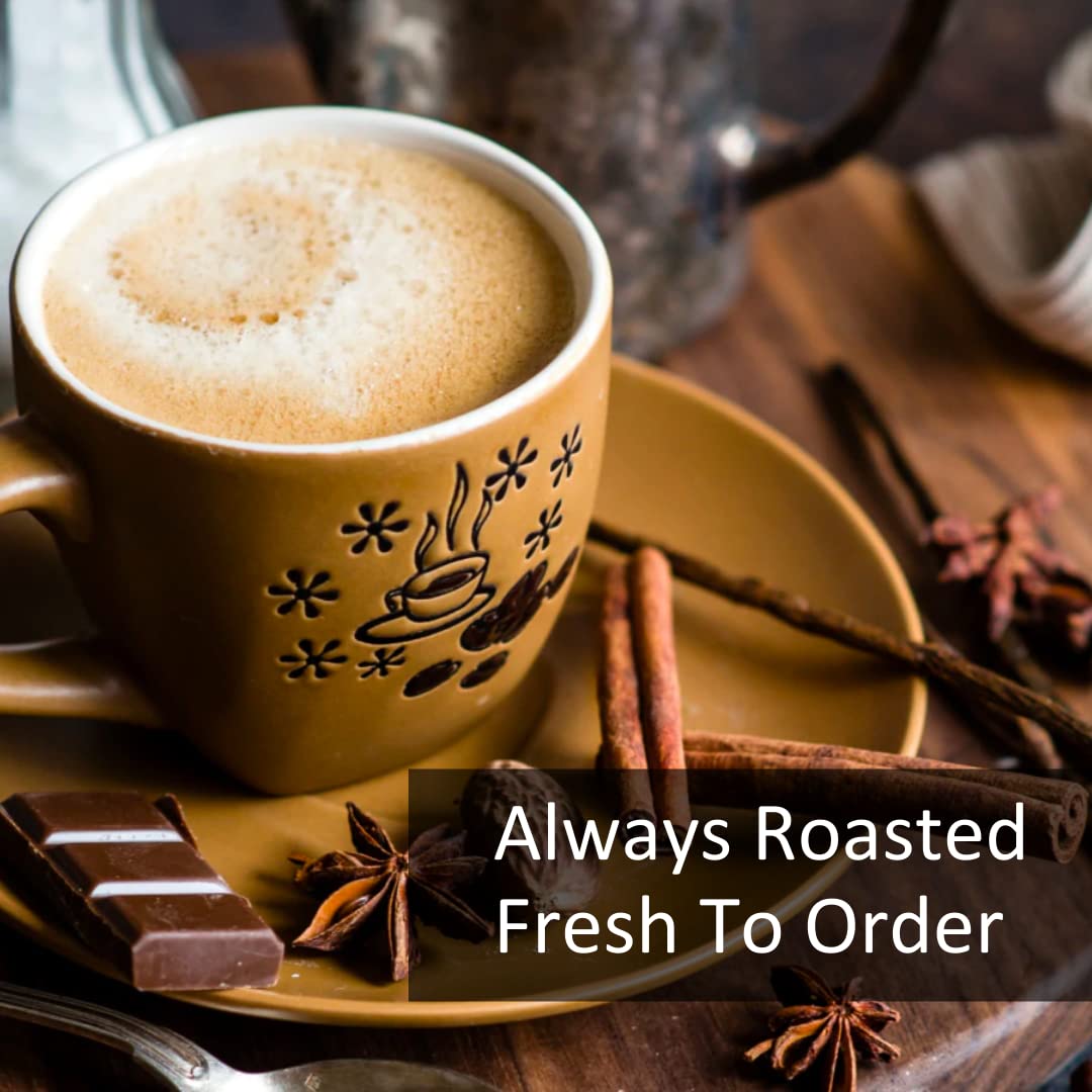 Premium La Crema Coffee Amaretto - 2 LB Bag | Allergen-Free, Gluten-Free, Sugar-Free | Fresh Roasted to Order | Gourmet Coffee for Home, Office & Gifting
